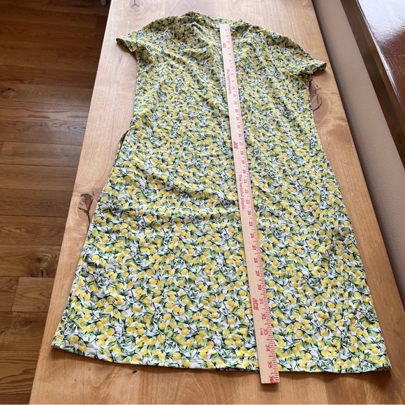 J MCLAUGHLIN YANNA DRESS S CATALINA CLOTH LEMON PRINT 1/4 ZIP POLO SUMMER NWOT - Picture 11 of 12